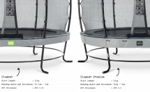 Бaтут Элeгaнт Премиум 366 cм серый