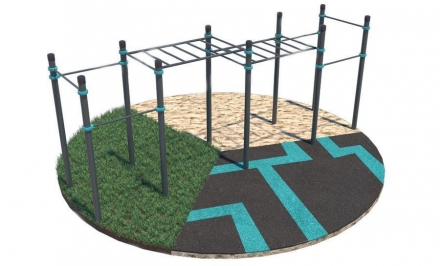 Комплекс из турников и рукохода Диксон, фото 1