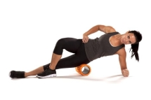 Массажный цилиндр GRID 33 см черный Массажный цилиндр GRID 33 см черный