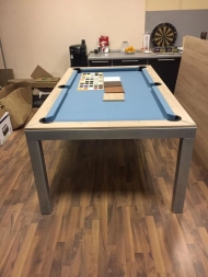 БИЛЬЯРДНЫЙ СТОЛ 6 ФУТОВ "РЕПНИН" ХАЙ-ТЕК STYLE (пул), фото 2