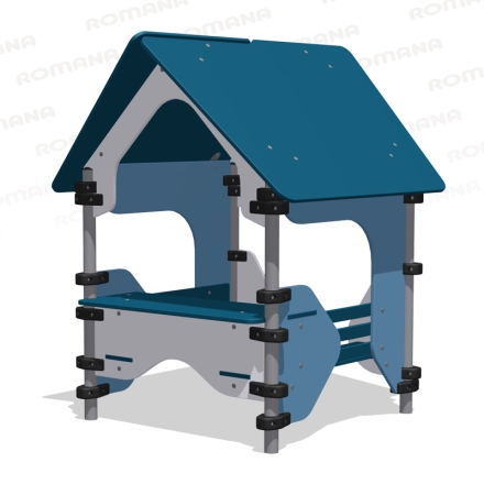 Игровой домик Romana 057.72.00 для детских площадок, фото 4