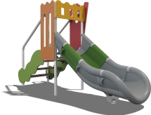 Горка ДС005 для детской игровой площадки Горка ДС005 для детской игровой площадки