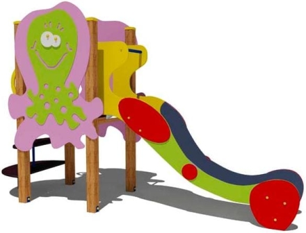 Горка Медуза 08023 H=1000 для детской площадки, фото 2