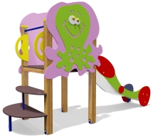 Горка Медуза 08023 H=1000 для детской площадки Горка Медуза 08023 H=1000 для детской площадки