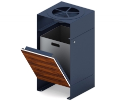 Урна парковая с пепельницей (под анкера) Символ 10, фото 1 Урна парковая с пепельницей (под анкера) Символ 10, фото 1