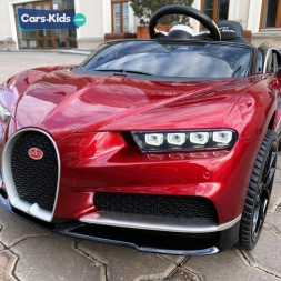 Электромобиль Bugatti Chiron HL318 красный, фото 5