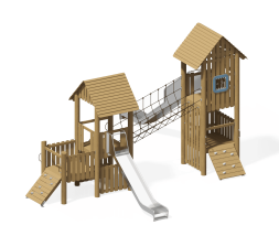 Игровой комплекс Эко ИК-237 для детской площадки, фото 1 Игровой комплекс Эко ИК-237 для детской площадки, фото 1