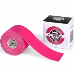 Тейп кинезиологический PhysioTape No.1 Pink, 5 см x 5 м, арт. 161063, розовый