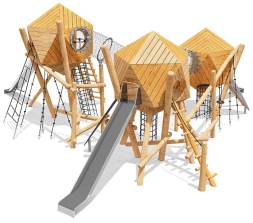 Игровой комплекс Эко VST 0024 для детской площадки, фото 2 Игровой комплекс Эко VST 0024 для детской площадки, фото 2