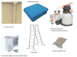 Бассейн PoolMagic Wood 9,1x4,6x1,3 м Basic, фото 2