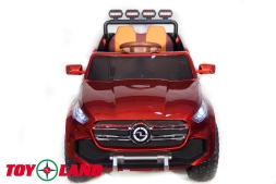 Полноприводный электромобиль Mercedes-Benz PICKUP 4х4 с пультом (Красный глянец) YBD5478, фото 2