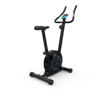 Велотренажер DFC B504BB магнитный (черный корпус, голубая полоса)