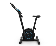 Велотренажер DFC B504BB магнитный (черный корпус, голубая полоса)