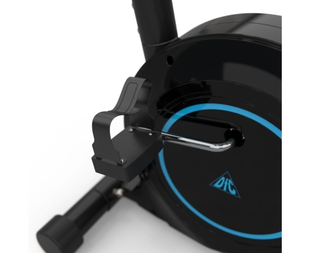 Велотренажер DFC B504BB магнитный (черный корпус, голубая полоса), фото 9