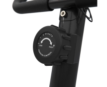 Велотренажер DFC B504BB магнитный (черный корпус, голубая полоса)