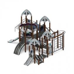 Детская игровая площадка Космопорт горка Н 1200,750 ДИК 2.14.03-01, фото 4 Детская игровая площадка Космопорт горка Н 1200,750 ДИК 2.14.03-01, фото 4