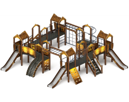 Детская игровая площадка ДИК 2.01.8.01-02, фото 1 Детская игровая площадка ДИК 2.01.8.01-02, фото 1