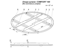 Купель COMFORT 195 HOT (термососна), фото 12