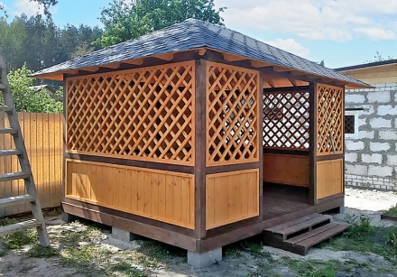 Прямоугольная беседка ВЕРАНДА, фото 6