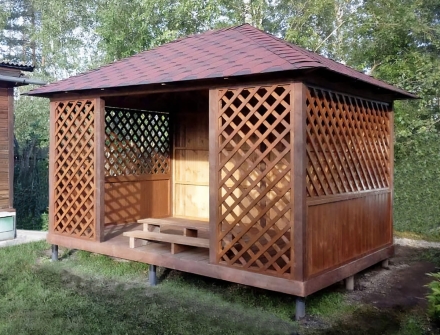 Прямоугольная беседка ВЕРАНДА, фото 5