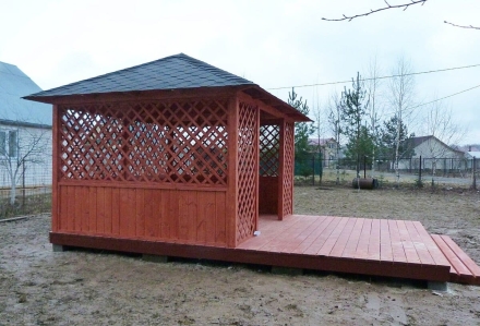 Прямоугольная беседка ВЕРАНДА, фото 4