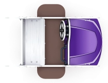 Кабриолет - Качалка на пружине двухместная машинка - ИО 23.03.02-03.И1