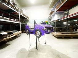 Кабриолет - Качалка на пружине двухместная машинка - ИО 23.03.02-03.И1, фото 6