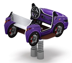 Кабриолет - Качалка на пружине двухместная машинка - ИО 23.03.02-03.И1, фото 2