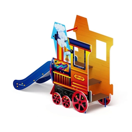 Горка Паровозик - ИО 41.03.01-01 - H=750, фото 2