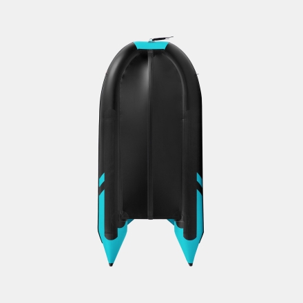 Gladiator C 330 AL ACTIVE Черно-бирюзовый моторная лодка ПВХ Алюминиевый пайол, фото 4