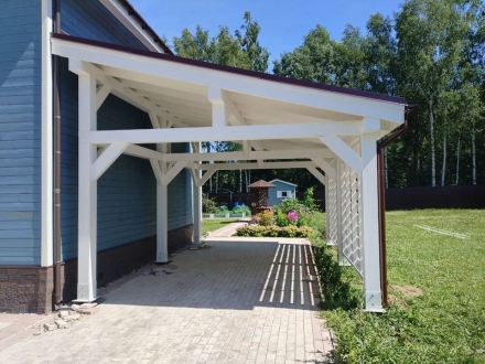 Навес для машин ЭЛАНД Несущий каркас, фото 1