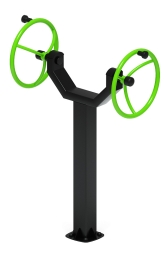 Рули (положение стоя) зеленый - Уличный тренажер - СТ 105-12, фото 1