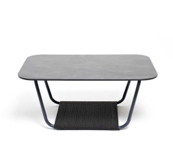 Зона 13 Канны лаунж-зона 5-местная плетеная из роупа (веревки), цвет темно-серый, фото 13