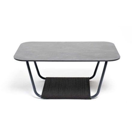 Зона 13 Канны лаунж-зона 5-местная плетеная из роупа (веревки), цвет темно-серый, фото 13