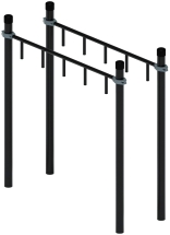 Воркаут ЛОВ 108 серый ВТ 102.10-03 Воркаут ЛОВ 108 серый ВТ 102.10-03