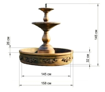 Фонтан Флоренция Аркадиан Белый Фонтан Флоренция Аркадиан Белый