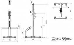 Стойки для штанги Marbo Sport  MS-S108, фото 10