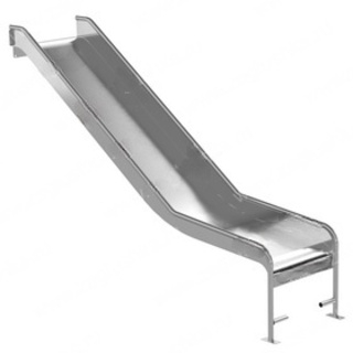 Горка из нержавеющей стали высотой 1000 мм со скатом шириной 470 мм, фото 1