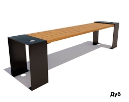 Парковая скамейка Красногорск, Сосна 2,5 м, фото 4