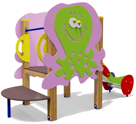 Горка Медуза 08021 H=650 для детской площадки, фото 1