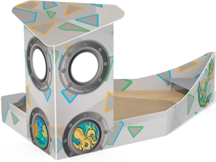 Песочница Кораблик ПС105.00 для детской площадки, фото 2