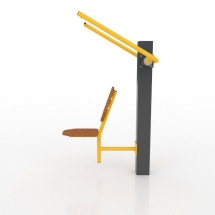 Тренажер «Тяга сверху», одинарный ТР048.01.18