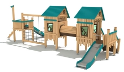 Игровой комплекс ДГ-35 от 3 лет для детской площадки Игровой комплекс ДГ-35 от 3 лет для детской площадки
