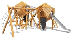 Игровой комплекс Эко VST 0024/2 для детской площадки, фото 2 Игровой комплекс Эко VST 0024/2 для детской площадки, фото 2