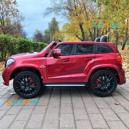 Электромобиль Mercedes-Benz GLS 63 AMG 4WD MP4 красный, фото 4