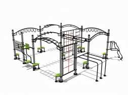 Гимнастический комплекс ГК-043 для спортивных площадок