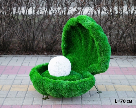 Топиари ракушка L=90 см - газон Eco, фото 4