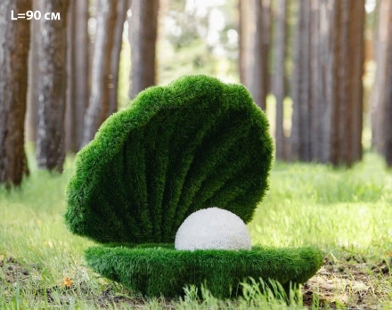 Топиари ракушка L=90 см - газон Eco, фото 1