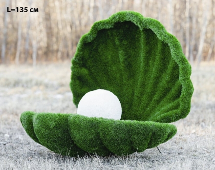 Топиари ракушка L=90 см - газон Eco, фото 9