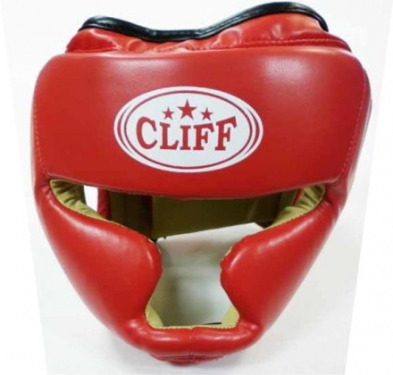 Шлем боксерский CLIFF ULI-5007 закрытый (FLEX) красный р.L, фото 1